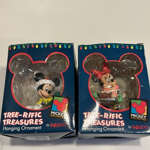 Minnie and Mickey Mouse Christmas ornaments - Picture 6 of 6